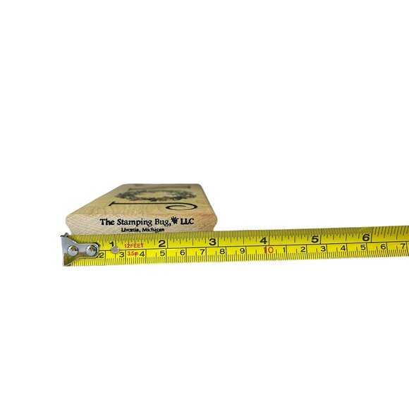 Joy 907 The Stamping Bug Wood Rubber Stamp Christmas Card Making 2001 Vtg - Picture 6 of 6